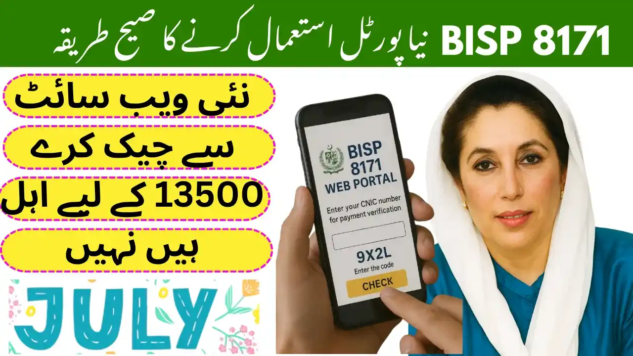 How to Use 8171 Portal Check BISP for Payment Verification
