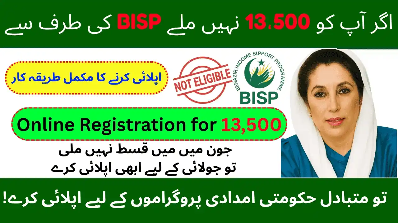 Not Eligible for BISP 13000 - Explore Govt Aid Alternatives in 2025